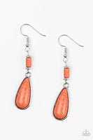 Paparazzi Accessories Courageously Canyon - Orange Earrings