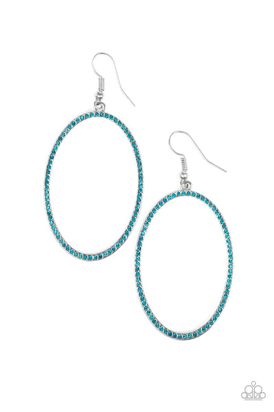 Paparazzi Accessories Dazzle on Demand Blue Earring