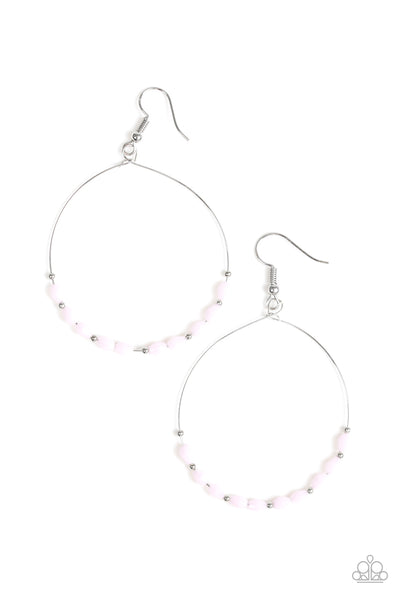 Paparazzi Accessories Prize Winning Sparkle - Pink Earring