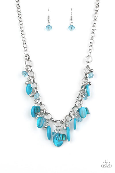 Paparazzi Accessories I Want to SEA the World Blue Necklace Set