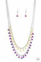 Paparazzi Accessories Dainty Distraction Purple Necklace