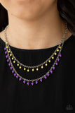 Paparazzi Accessories Dainty Distraction Purple Necklace