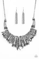 Paparazzi Accessories In The MANE-stream Silver Necklace Set