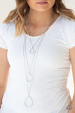 Paparazzi Accessories Make The World Sparkle White Necklace Set