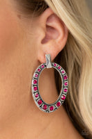 Paparazzi Accessories All For GLOW Pink Post Earring