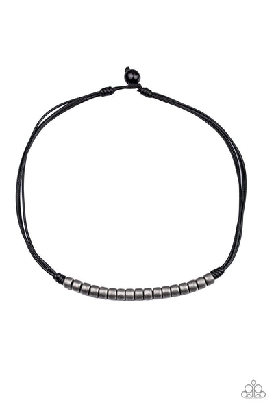 Paparazzi Accessories On The TREASURE Hunt Black Urban Necklace