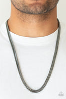 Paparazzi Accessories Knockout King - Black Necklace