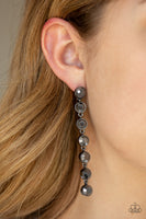 Paparazzi Accessories Dazzling Debonair Black Earring