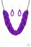 Paparazzi Accessories The Great Outback Purple Necklace Set