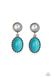 Paparazzi Accessories Western Oasis - Blue Earrings