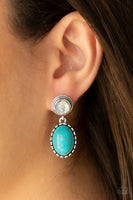 Paparazzi Accessories Western Oasis - Blue Earrings