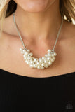 Paparazzi Accessories Grandiose Glimmer White Necklace Set