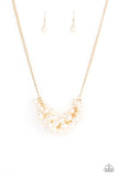 Paparazzi Accessories Grandiose Glimmer Gold Necklace Set