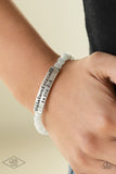 Paparazzi Accessories So She Did - White Bracelet