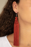 Paparazzi Accessories Magic Carpet Ride Brown Earrings