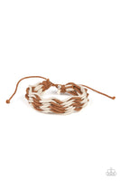 Paparazzi Accessories WEAVE High and Dry Brown Bracelet