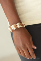 Paparazzi Accessories WEAVE High and Dry Brown Bracelet