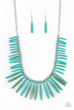 Paparazzi Accessories Out of My Element Blue Necklace Set