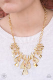 Paparazzi Accessories The Sands of Time Necklace Set Gold