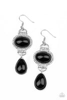 Paparazzi Accessories Icy Shimmer Black Earring