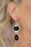 Paparazzi Accessories Icy Shimmer Black Earring