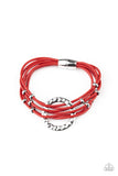 Paparazzi Accessories Magnetic Muse Red Bracelet