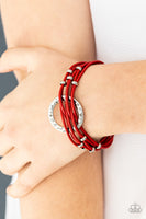 Paparazzi Accessories Magnetic Muse Red Bracelet