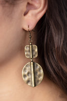 Paparazzi Accessories Lure Allure - Brass Earring