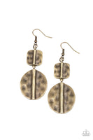 Paparazzi Accessories Lure Allure - Brass Earring