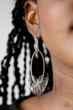 Paparazzi Accessories Halo Effect - Silver Earrings