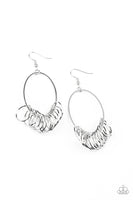 Paparazzi Accessories Halo Effect - Silver Earrings