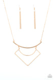 Paparazzi Accessories Egyptian Edge - Gold Necklace Set