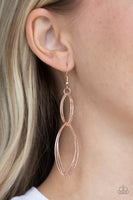 Paparazzi Accessories Endless Echo - Rose Gold Earring