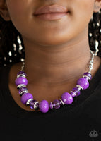 Paparazzi Accessories Hollywood Gossip - Purple Necklace Set