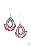 Paparazzi Accessories Castle Collection - Red Earring