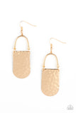 Paparazzi Accessories Resort Relic - Gold Earring