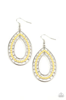 Paparazzi Accessories Fruity Fiesta - Yellow Earrings