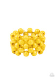 Paparazzi Accessories Tiki Tropicana - Yellow Bracelet
