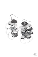 Paparazzi Accessories Now You SEQUIN It - Silver Earrings - Life of the Party