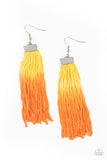 Paparazzi Accessories Dual Immersion - Yellow & Orange Earrings