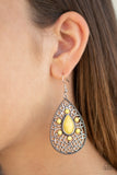 Paparazzi Accessories Modern Garden - Yellow Earrings