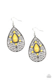 Paparazzi Accessories Modern Garden - Yellow Earrings