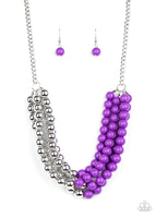 Paparazzi Accessories Layer After Layer - Purple Necklace Set