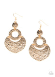 Paparazzi Accessories Shimmer Suite - Gold Earring