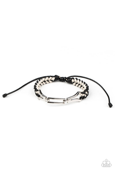 Paparazzi Accessories Bungee Bungalow - Black Bracelet