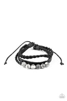 Paparazzi Accessories Off-Road Rebel - Black Bracelet