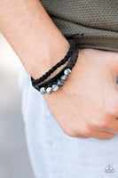 Paparazzi Accessories Off-Road Rebel - Black Bracelet