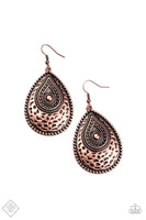 Paparazzi Accessories Rural Muse Copper Earring