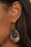 Paparazzi Accessories Rural Muse Copper Earring