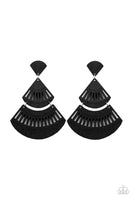 Paparazzi Accessories Oriental Oasis - Black Earring